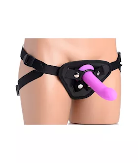 DoubleG Deluxe Vibrating Strap On Kit