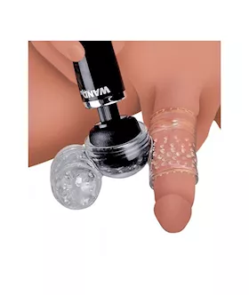 Twin Turbo Strokers 2 In 1 Wand Attachment For Men