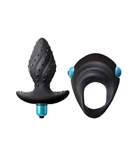 Ibex Sex Kit - Vibrating Cock Ring & Butt Plug