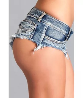 Sexy Cut Off Low Waist Denim Jeans Shorts