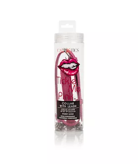 Calexotics Tickle Me Pink Collar With Leash