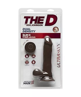 Doc Johnson Ultraskyn Slim Dildo With Balls
