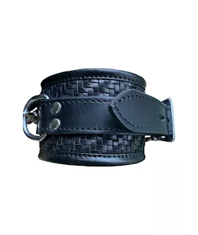 Leather Mesh Heavy Duty Cuffs