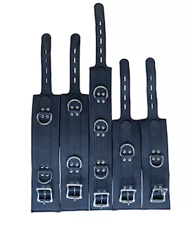 Bound X 5 Piece Soft Leather Cuff And Collar Set