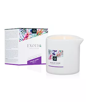 Exotiq Massage Candle Violet Rose