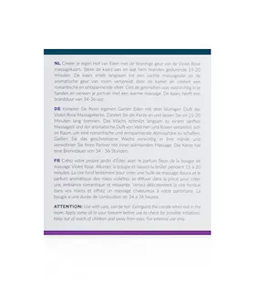 Exotiq Massage Candle Violet Rose