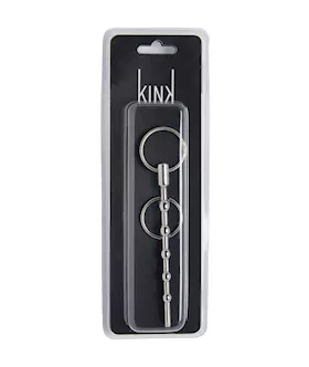 Kink Range Stainless Steel Tapered Ball Penis Plug - 5.1 Inch
