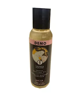 Shunga Tester Massage Oil Armour  Sweet Lotus