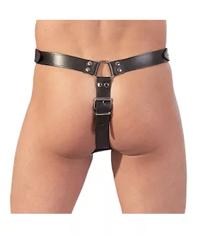 Jake Mens Thong Harness With Plug 