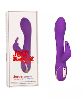 Jack Rabbit Signature Heated Silicone Rotating G Rabbit
