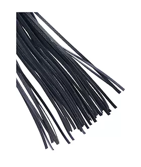 Bound X Nubuck Leather Flogger With Layered Metal Handle