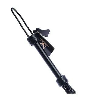 Bound X Mini Braided Leather Double Knot Flogger