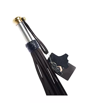 Bound X Nubuck Leather Flogger With Metal Handle