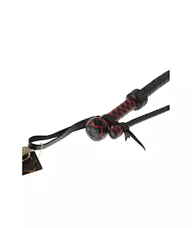 Bound X Leather Knot Tail Whip