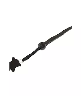 Bound X Leather Tassel Tip Bullwhip