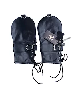 Bound X Calfskin Restraint Mittens
