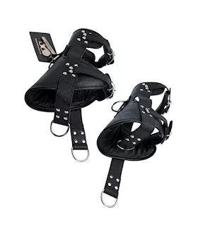 Bound X Leather Suspension Ankle Cuffs