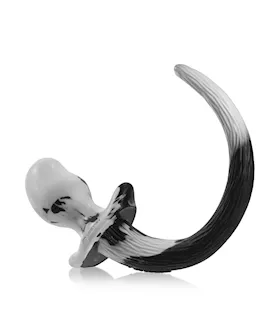 Puppy Tail Buttplug - Pug - 3.25 Inch