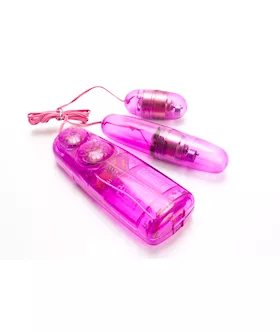 Pink Double Vibrating Bullets