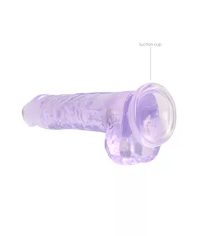 Realistic Dildo With Balls - 8 Inch