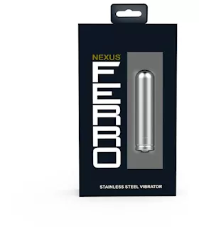 Nexus Ferro Stainless Steel Rechargeable 6 Speed Bullet - 2.8 Inch