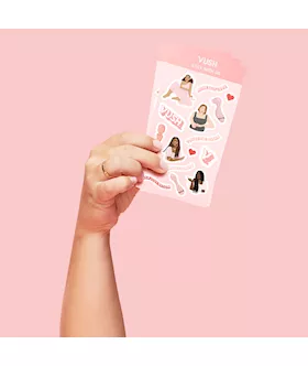 Vush Stick With Us Sticker Sheet