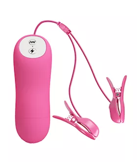 Romantic Wave Electro Shock Nipple Clamps