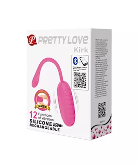 Kirk Liquid Silicone Remote Egg Vibrator - 7.7 Inch