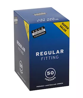 Four Seasons Regular Condoms  50 Pack