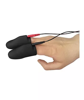 Electrastim Silicone Noir Explorer Finger Sleeves