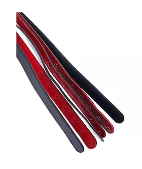 Bound X Leather Flogger With Spikes