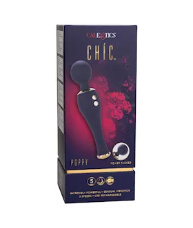 Chic Poppy Wand Vibrator - 8 Inch