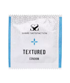 Share Satisfaction Textured Condom  Single