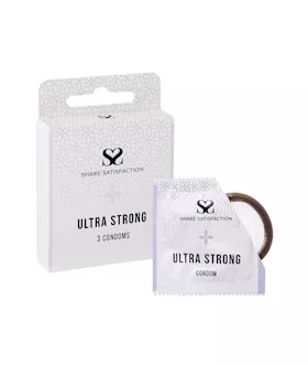 Share Satisfaction Ultra Strong Condom  3 Pack