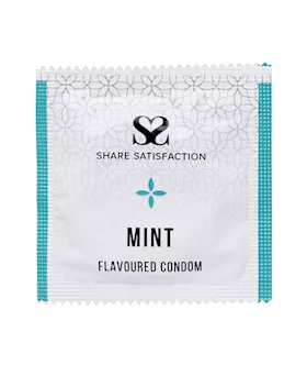 Share Satisfaction Mint Flavoured Condoms - 3 Pack