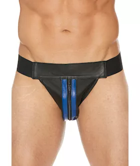 Plain Front Jock with Zip
