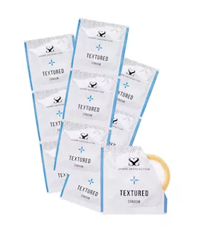 Share Satisfaction Textured Condoms  100 Bulk Pack