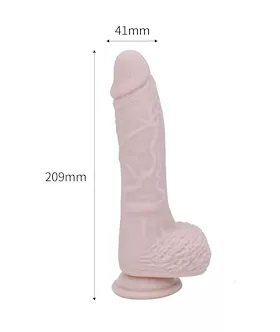 Rotating Beaded Suction Cup Dildo With Remote