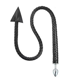 Woven Devil Tail Butt Plug Whip