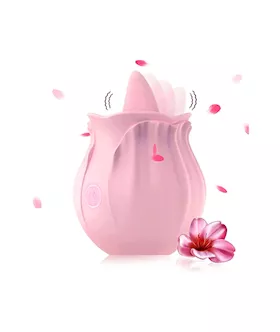 Amore Romantic Rose Licking Vibrator