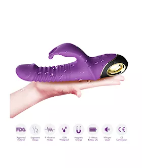 Brave Thrusting Rabbit Vibrator