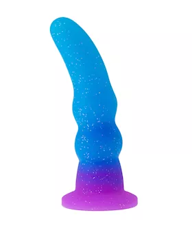 Nood Colours Glitter Rippled Dildo