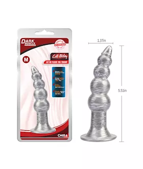 Beaded Metallic Butt Plug