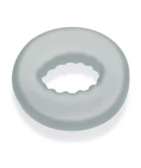 Axis Rib Griphold Cockring Clear Ice