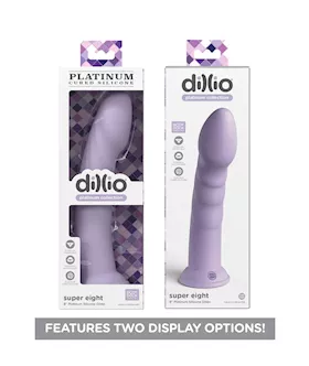 Dillio Platinum Super Eight G-spot Dildo