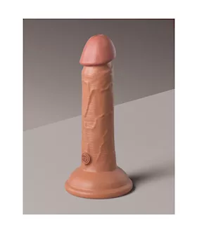 King Cock Elite Dual Density Vibe Silicone Dildo