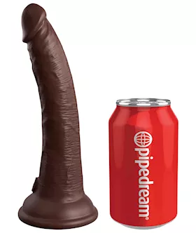 King Cock Elite Dual Density Vibe Silicone Dildo