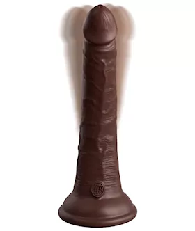 King Cock Elite Dual Density Vibe Silicone Dildo