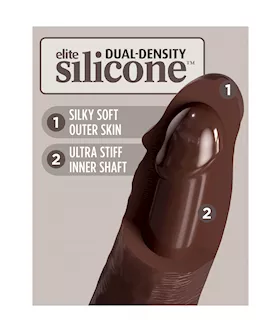 King Cock Elite Dual Density Vibe Silicone Dildo With Remote