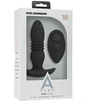 A-play Rise Rechargeable Silicone Anal Plug With Remote
